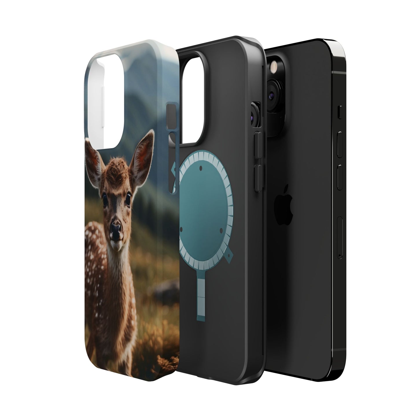 Gentle Fawn in Mountain Meadows MagSafe iPhone Case