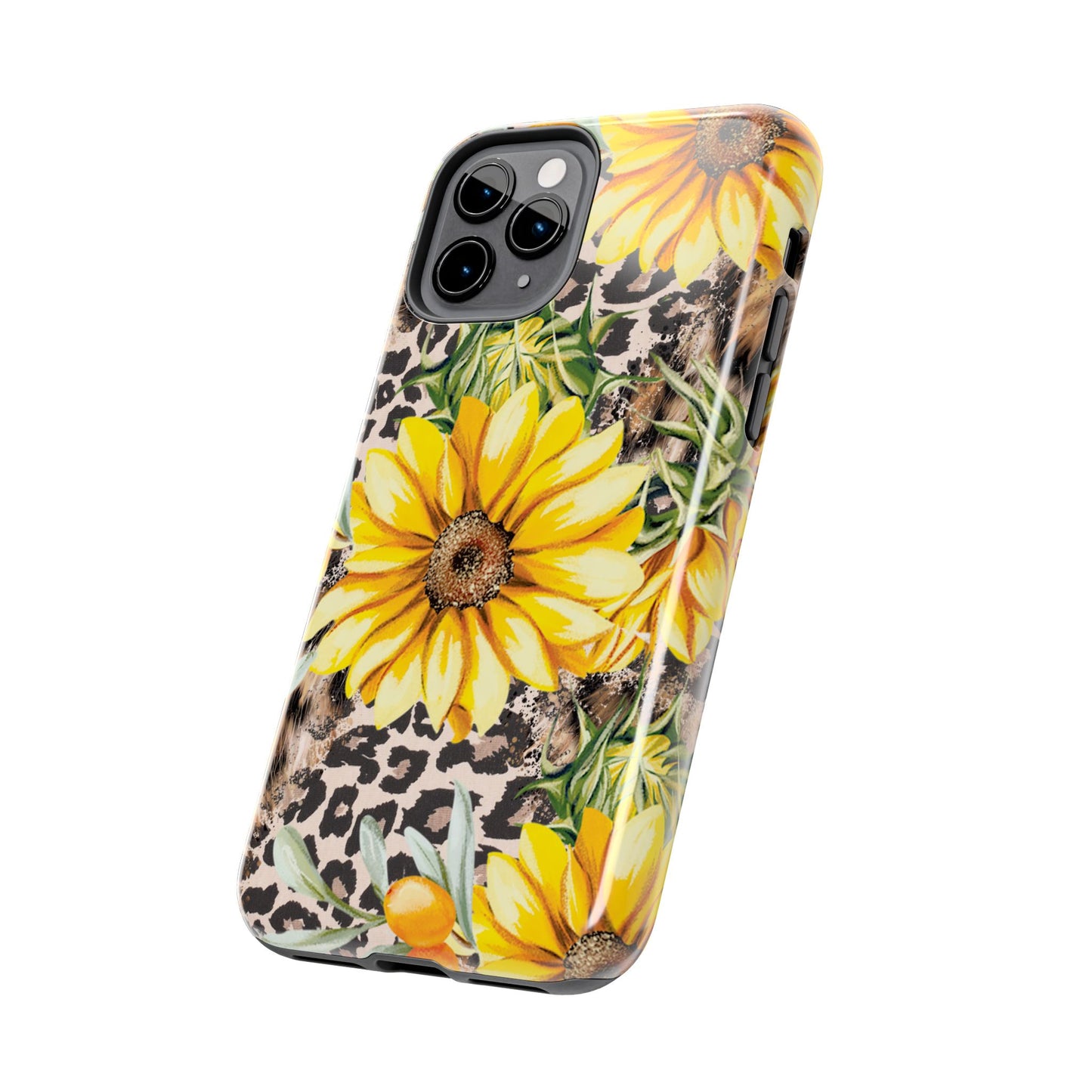 Leopard Sunflower Chic - iPhone Series Case