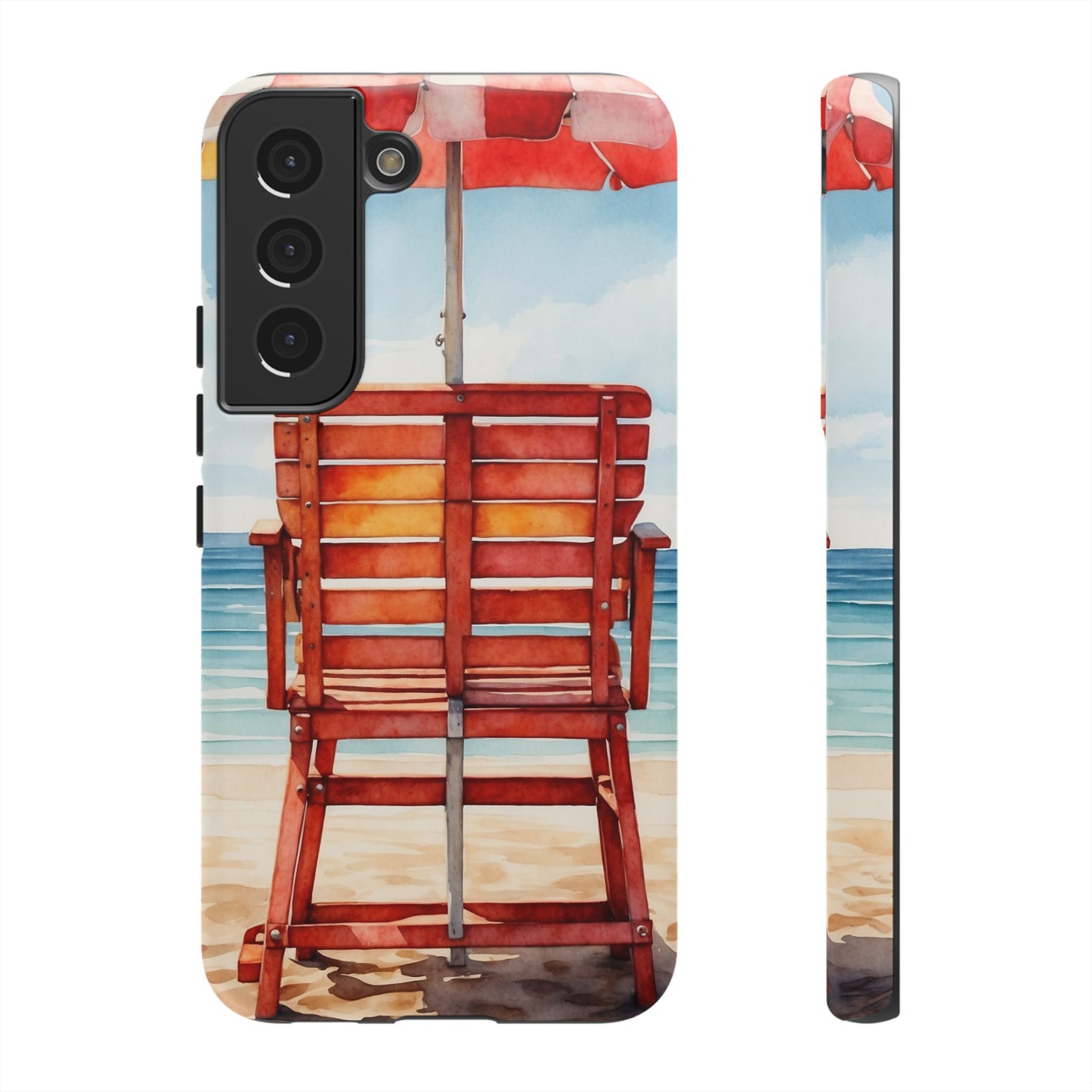 Beachfront Sunset Lounge Samsung Galaxy Case – Rearview Edition