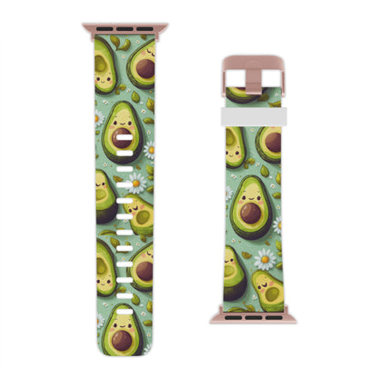 Cute Avocado Apple Watch Band