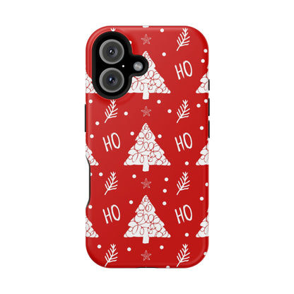 MagSafe iPhone Case: Ho Ho Ho – Christmas Tree Wonderland