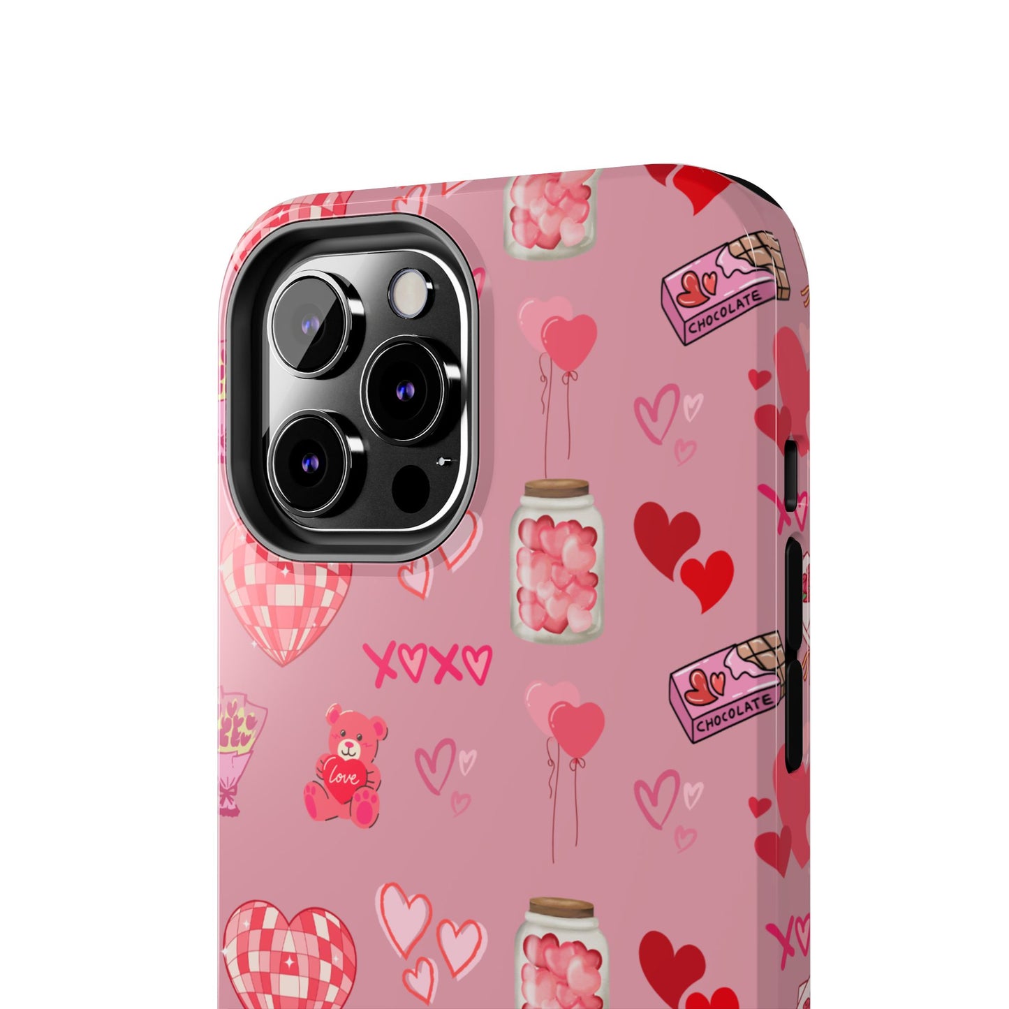 Pink Valentine Love Collage – iPhone Case