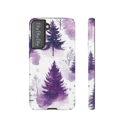 Purple Snowy Forest - Samsung Galaxy Series Case