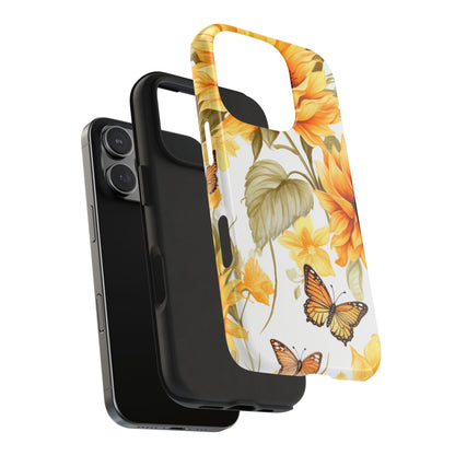 Sunflower & Butterfly Bliss - iPhone Series Case