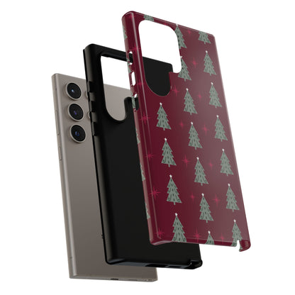 Retro Christmas Tree Pattern – Samsung Galaxy Series Case