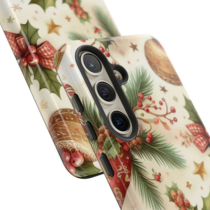 Classic Christmas Stocking & Ornaments Pattern – Samsung Galaxy Series Case