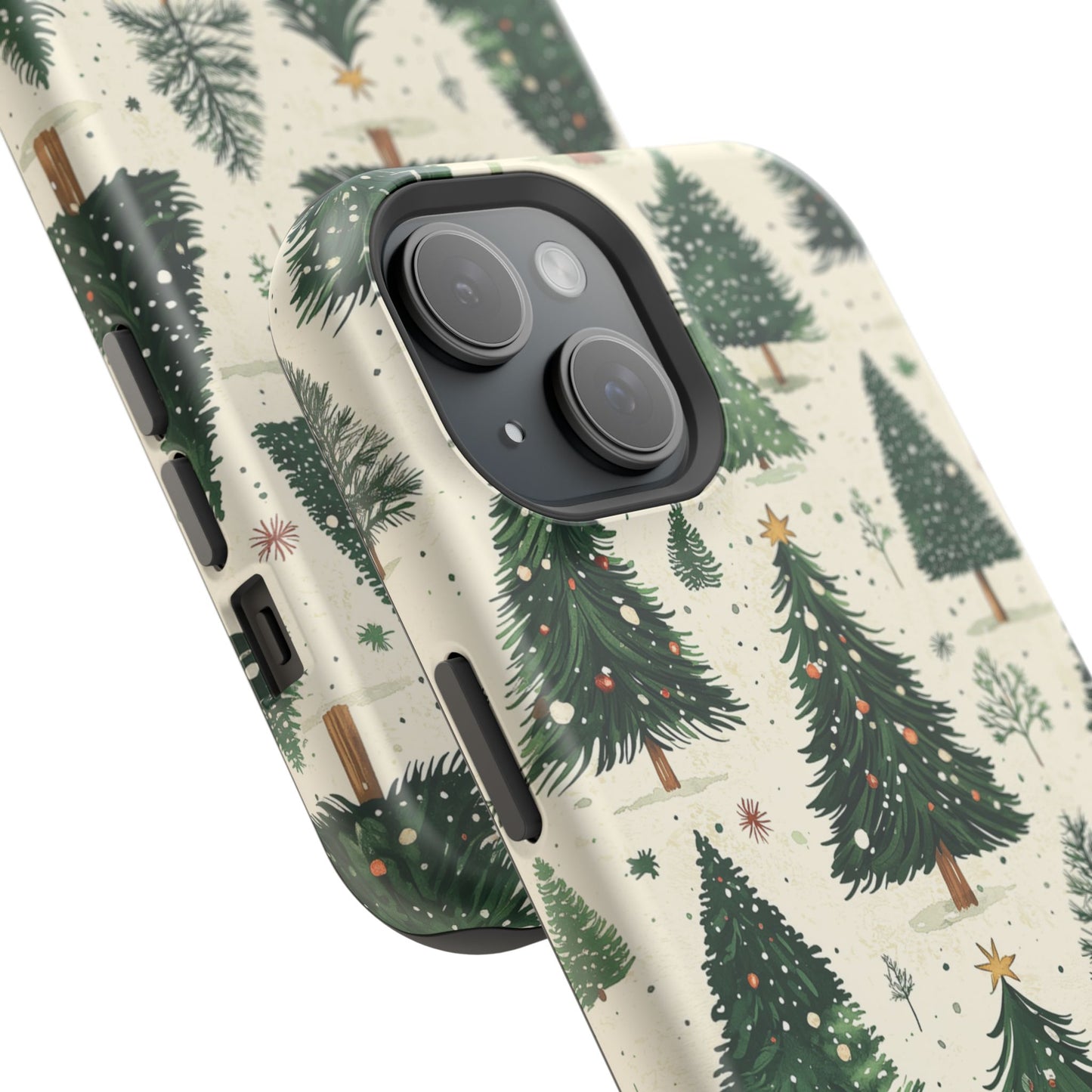 Festive Christmas Tree Forest Pattern – MagSafe iPhone Series Case