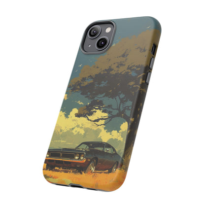 Retro Road Trip Vintage Car iPhone Case