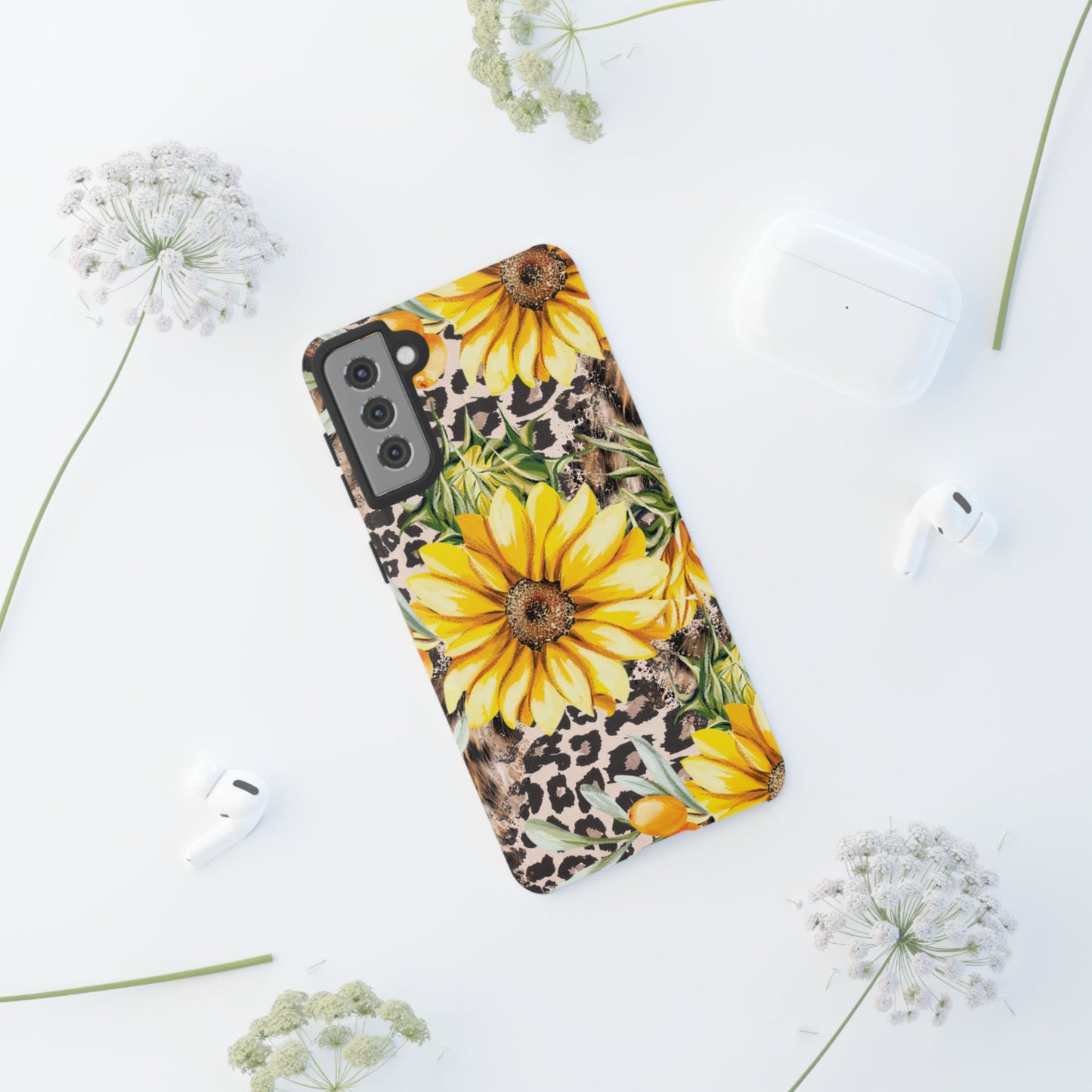 Leopard Sunflower Chic - Samsung Galaxy Series Case