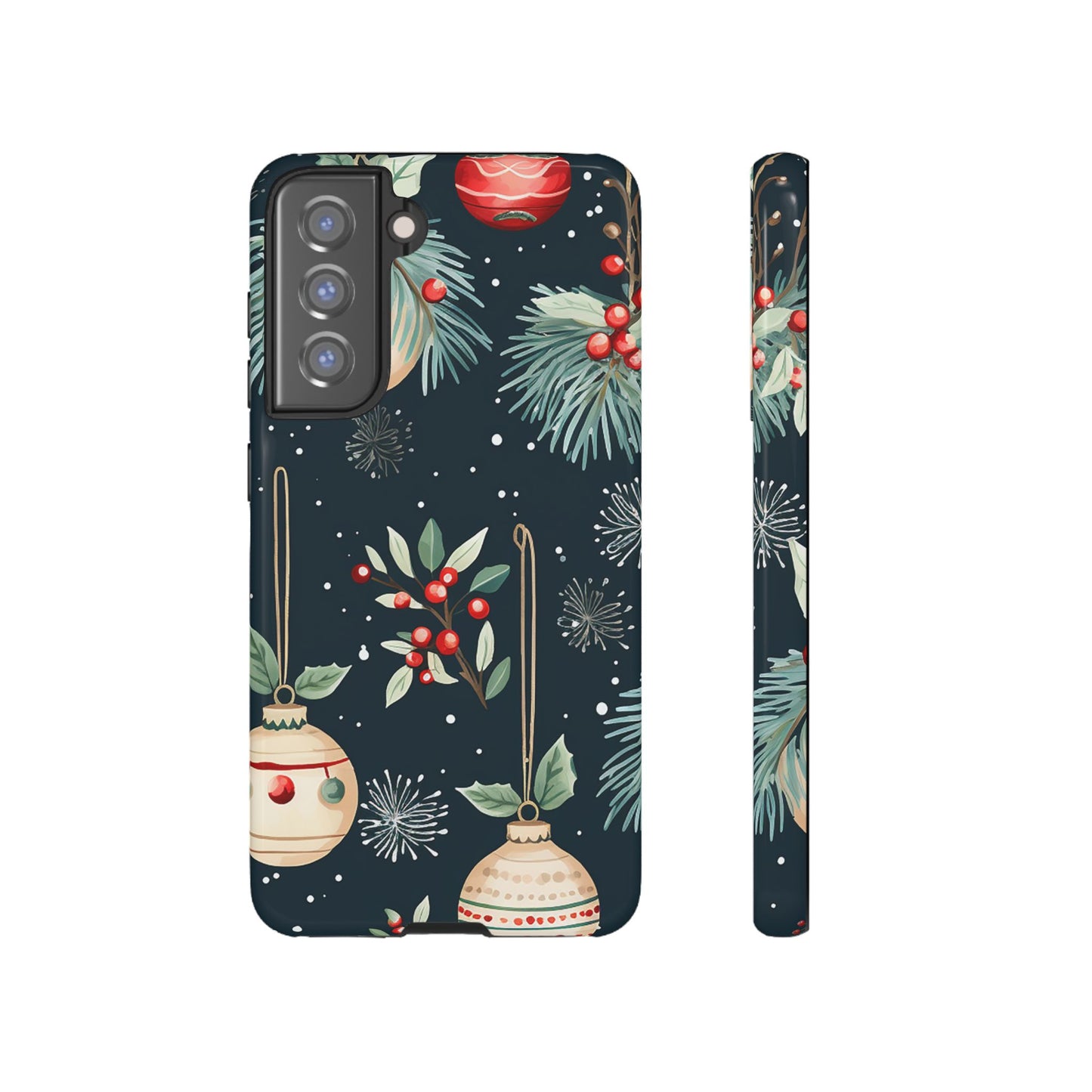 Elegant Christmas Ornaments and Pine - Samsung Galaxy Series Case