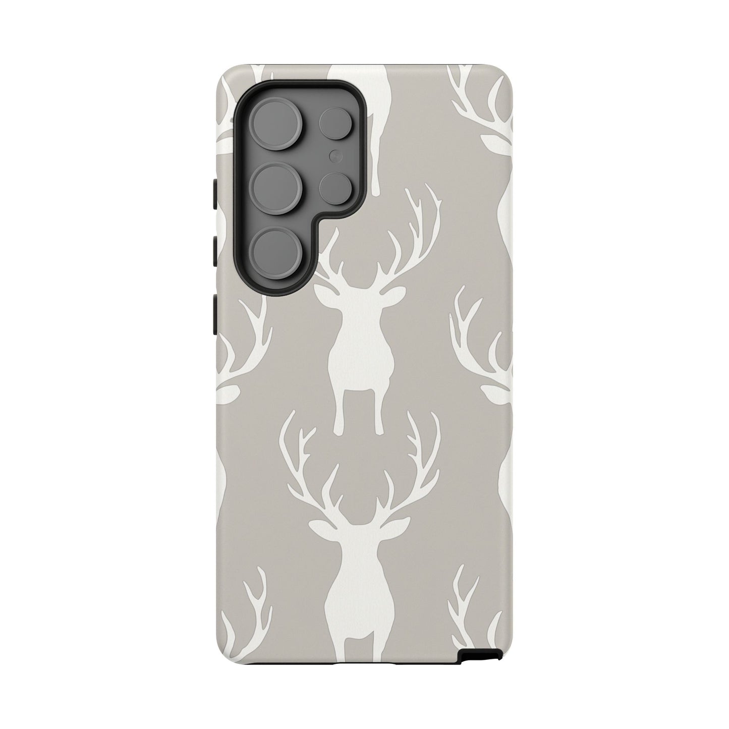 Minimalist Deer Silhouette Pattern – Samsung Galaxy Series Case