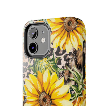 Leopard Sunflower Chic - iPhone Series Case