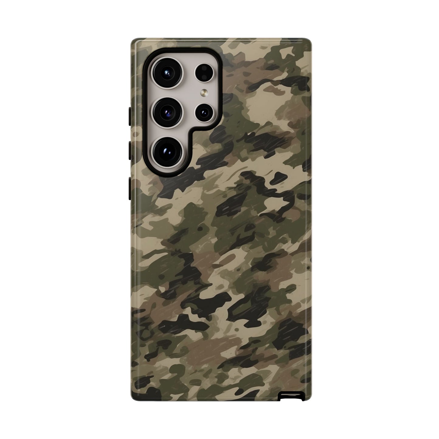 Classic Light Brown Camouflage – Premium Samsung Galaxy Case, Rugged and Stylish