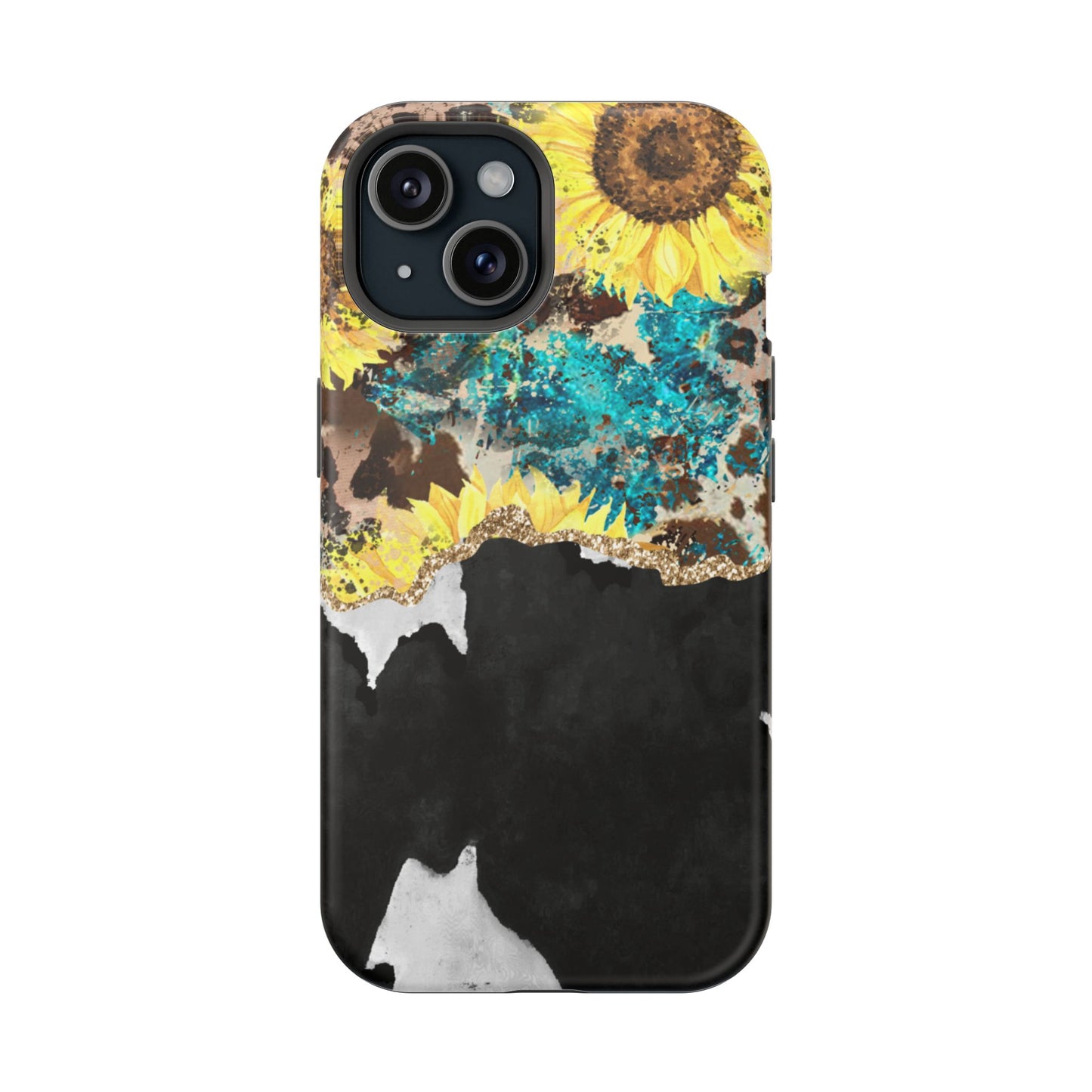 Rustic Sunflower Leopard Glam - MagSafe iPhone Series Case