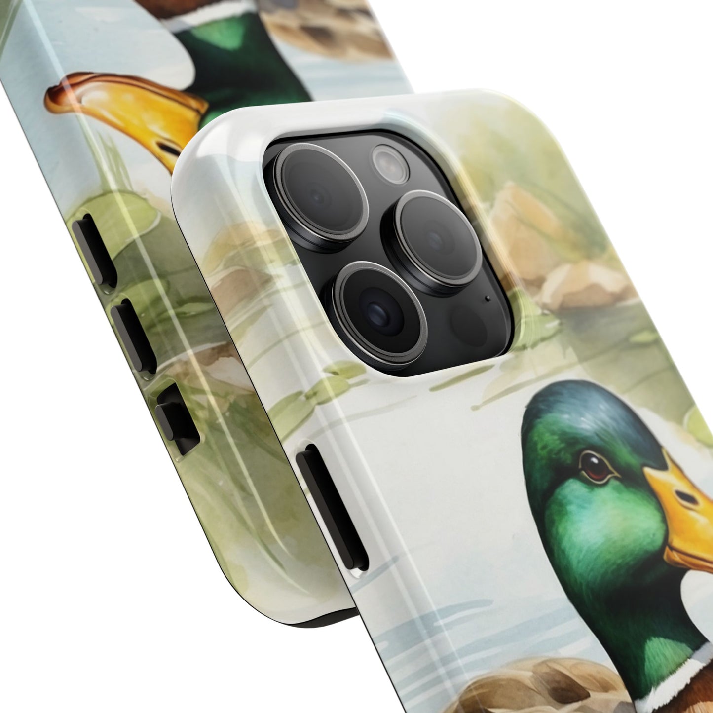 Serene Duck Reflection - iPhone Case