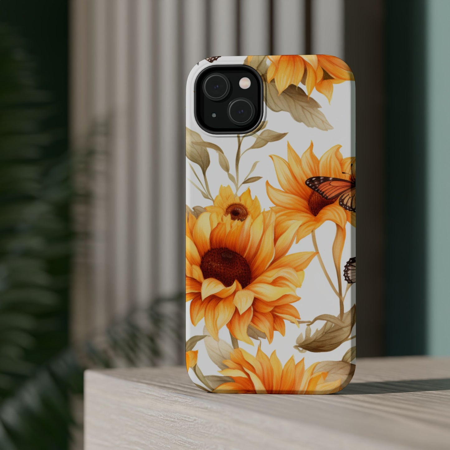 Sunflower & Monarch Garden - MagSafe iPhone Series Case