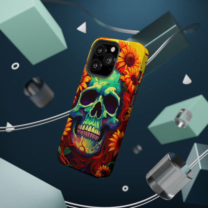 Sun Kissed Skull MagSafe iPhone Case