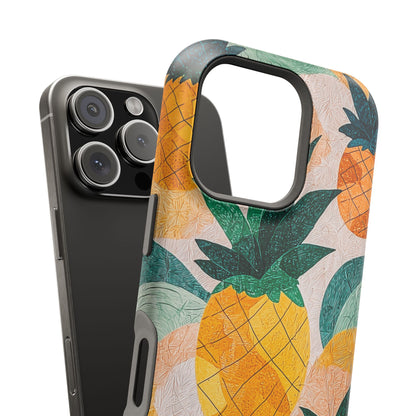 Tropical Pineapple MagSafe iPhone Case – Vibrant Fruit Design, Tough Dual-Layer Protection