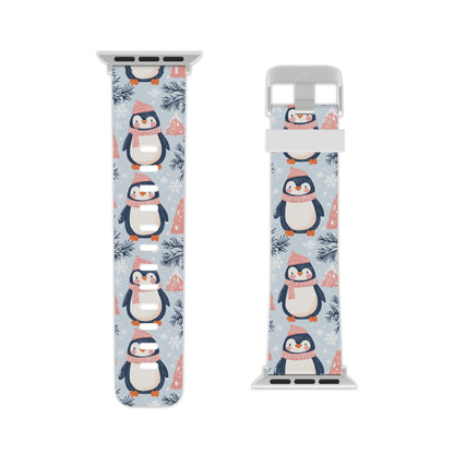 Penguin in Winter Wonderland Apple Watch Band