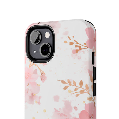 Soft Pink Cherry Blossom iPhone Case – Elegant Floral Design