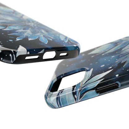 Winter’s Embrace – Blue Snowflake Samsung Galaxy Case