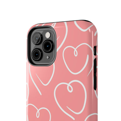 Happy Hearts iPhone Case