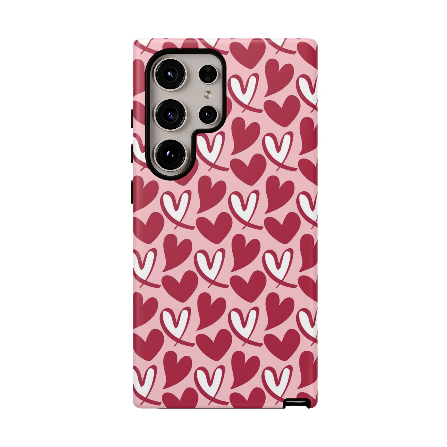 Hand-Drawn Hearts Samsung Galaxy Case