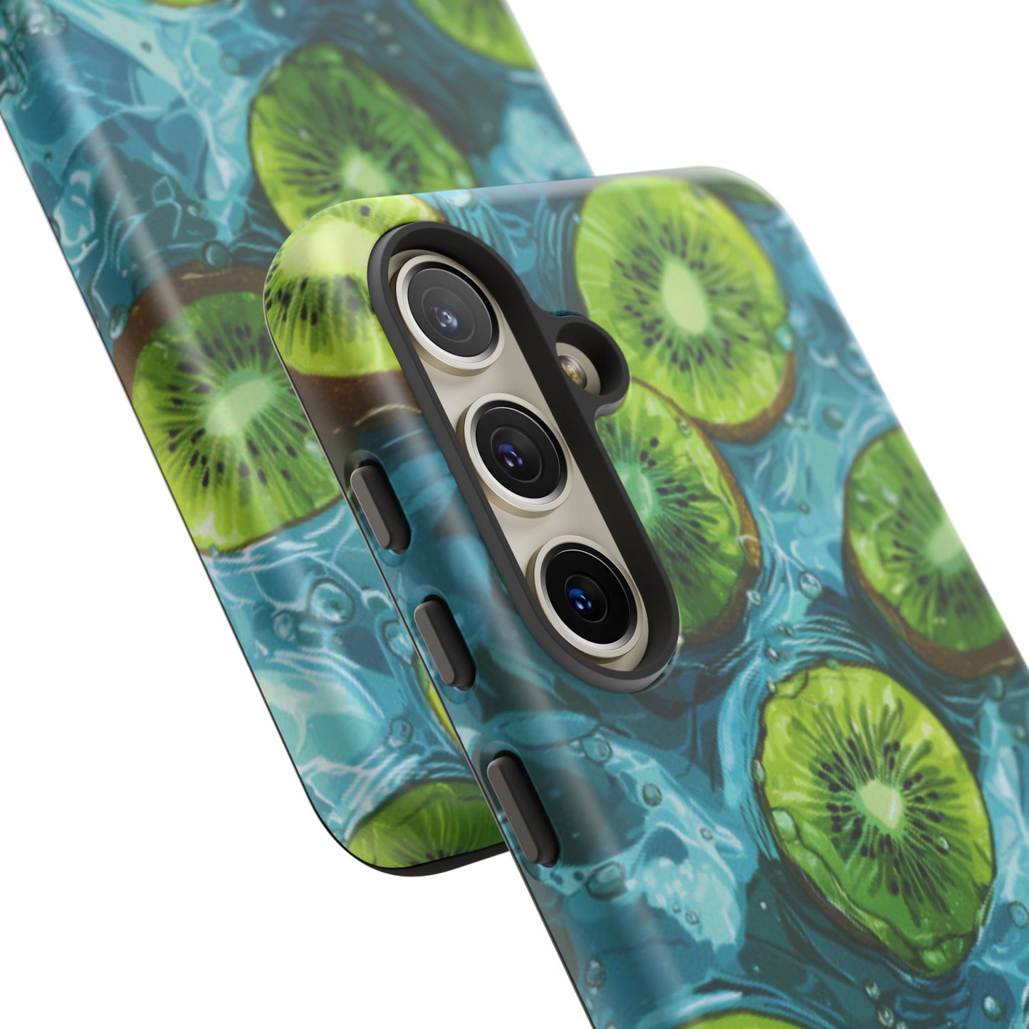 Tropical Kiwi Splash Samsung Galaxy  Case – Tough Dual-Layer, Vibrant Summer Design