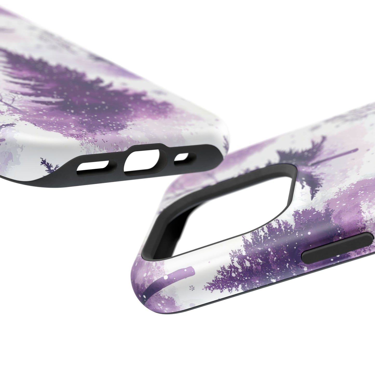 Purple Snowy Forest - MagSafe iPhone Series Case