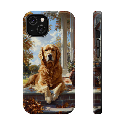 Golden Retriever Autumn Serenity - MagSafe iPhone Series Case