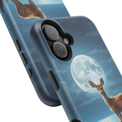 Enchanted Fawn Under the Moonlit Sky MagSafe iPhone Case