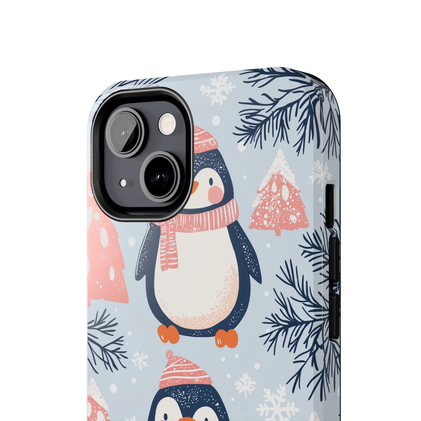 Penguin in Winter Wonderland iPhone Case