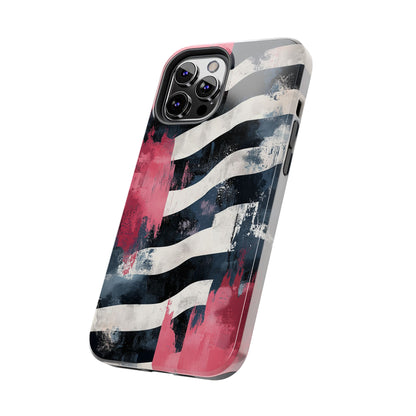 Blood Zebra iPhone Case – Bold Red & Black Pattern