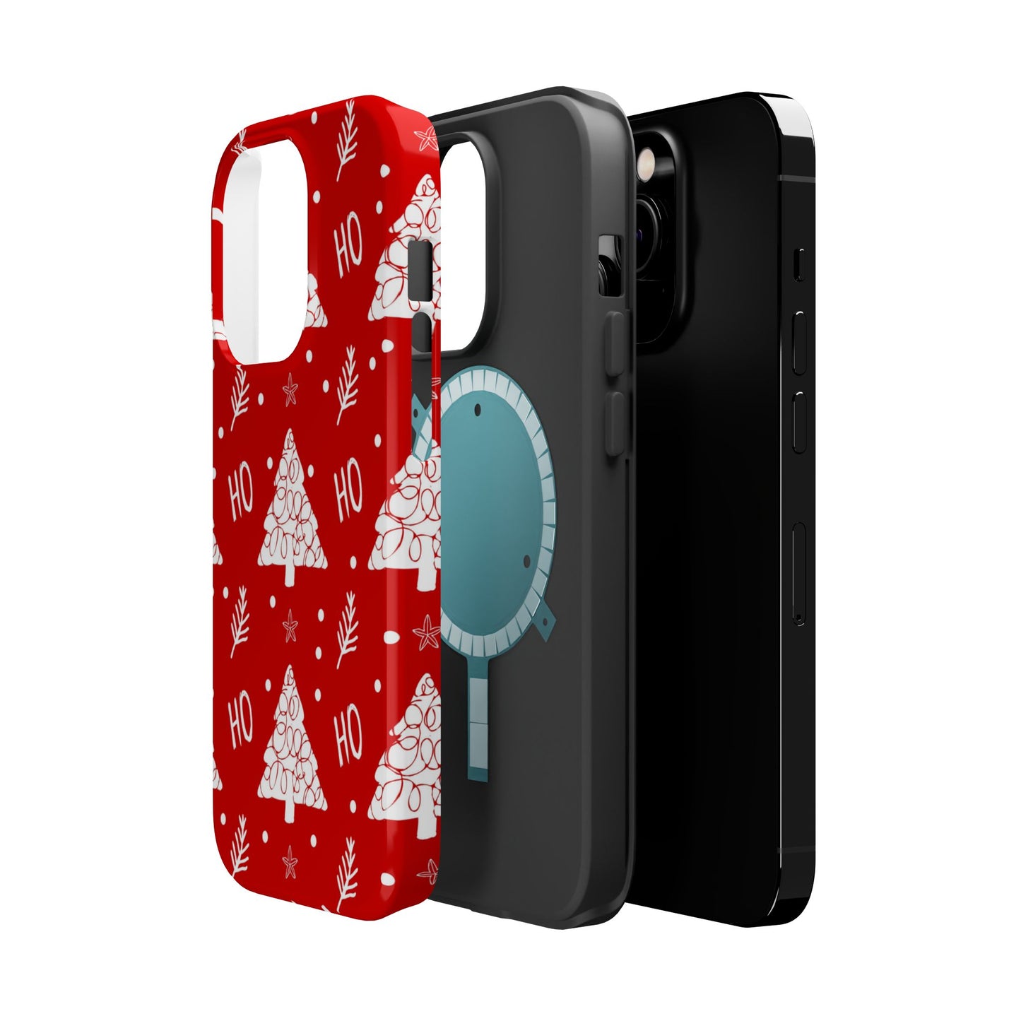 MagSafe iPhone Case: Ho Ho Ho – Christmas Tree Wonderland