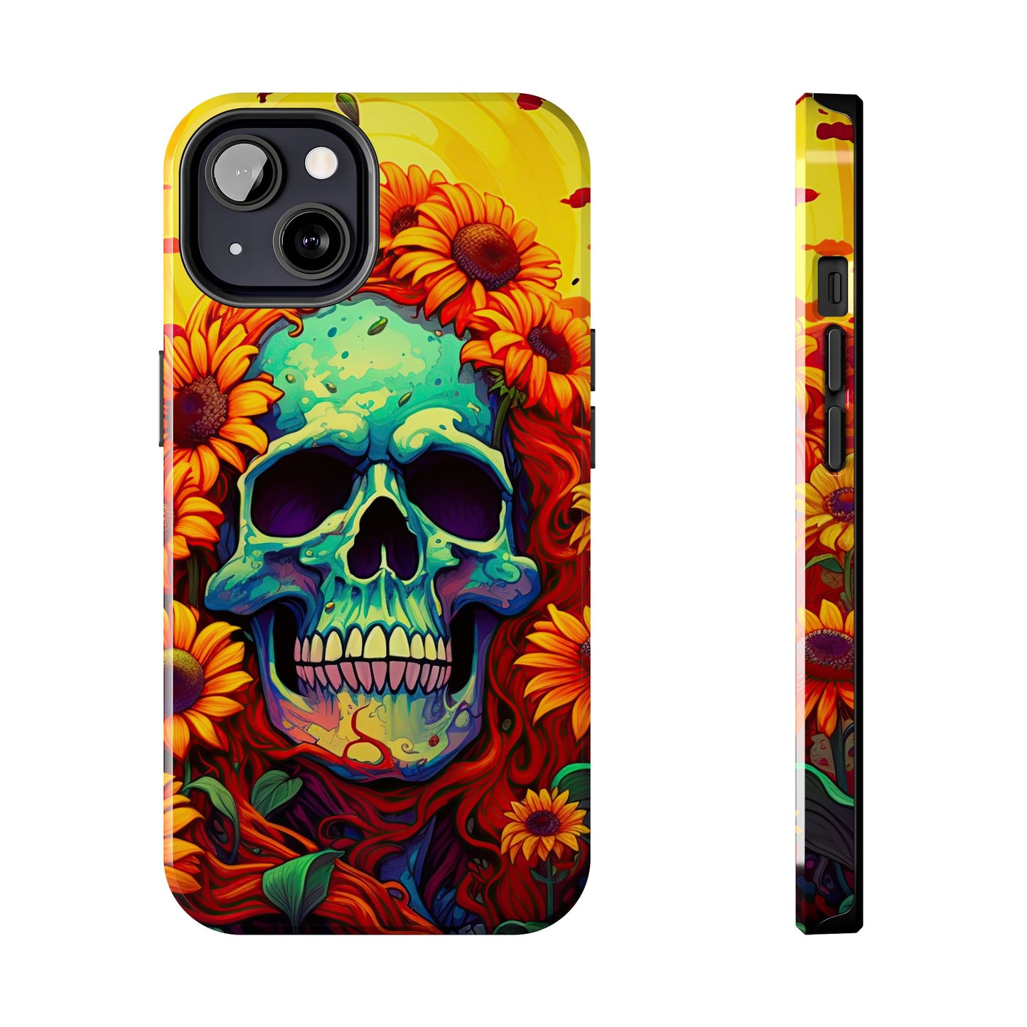 Sun Kissed Skull iPhone Case