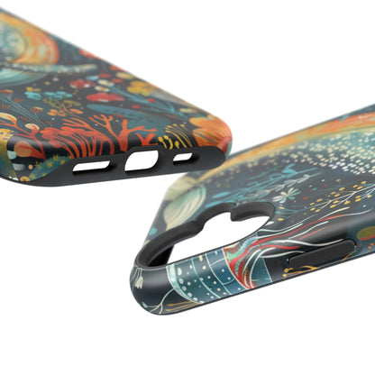 Oceanic Elegance Whale iPhone Case