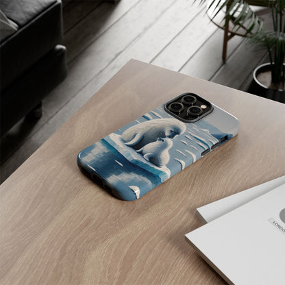 Arctic Serenity Seal iPhone Case