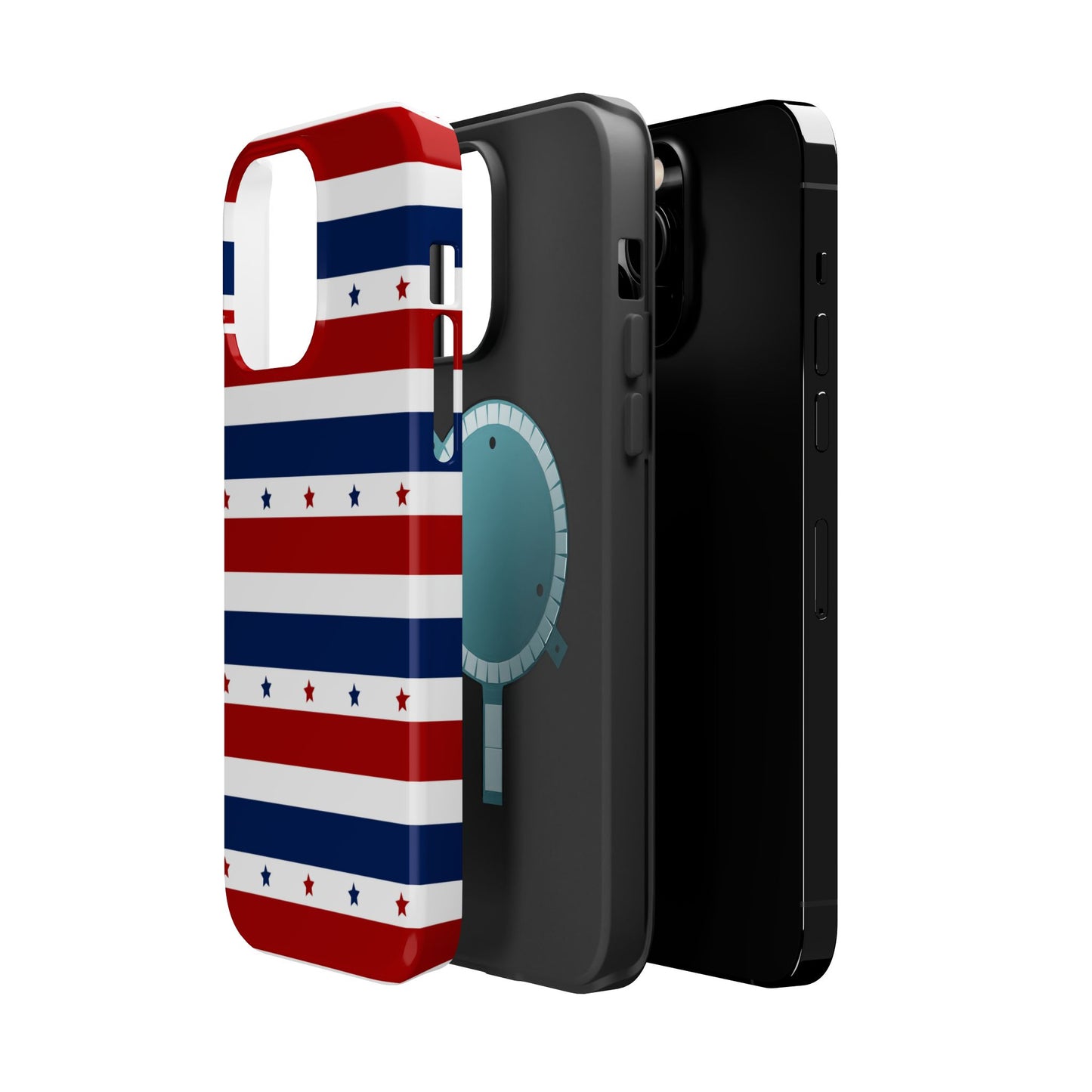 Patriotic Stars MagSafe iPhone Case