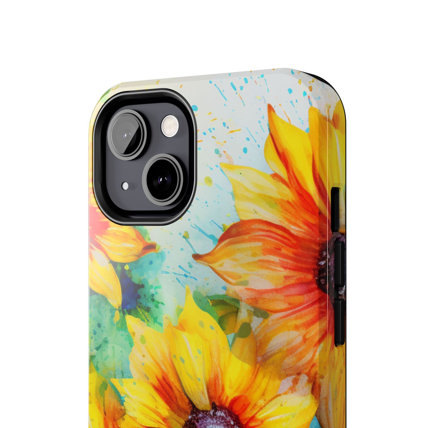 Watercolor Sunflower Splash - iPhone Series Case