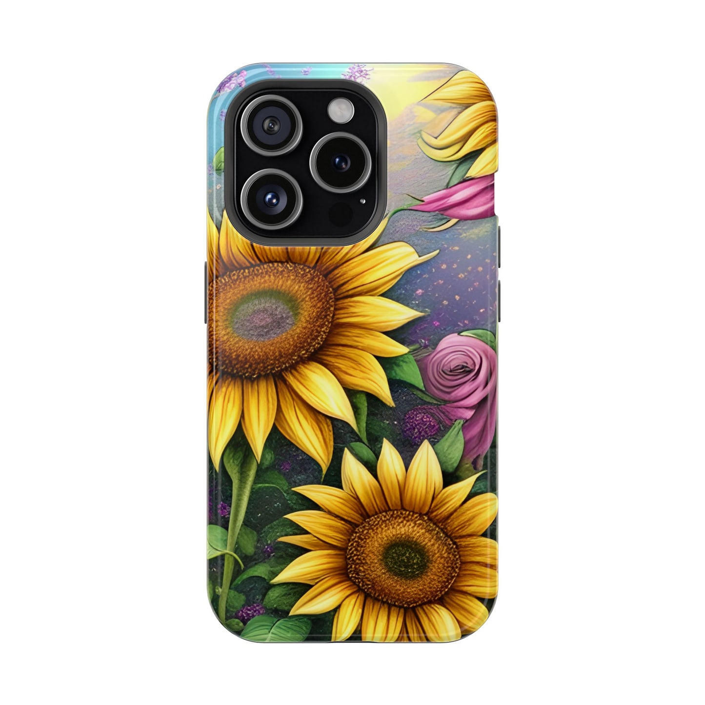 Whimsical Sunflower & Rose Garden - MagSafe iPhone Series Case