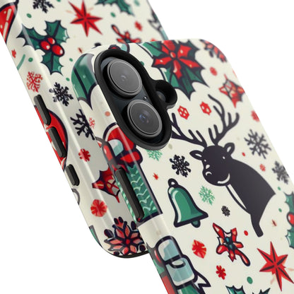 Cartoon Christmas Cheer – iPhone Case