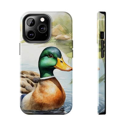 Serene Duck Reflection - iPhone Case