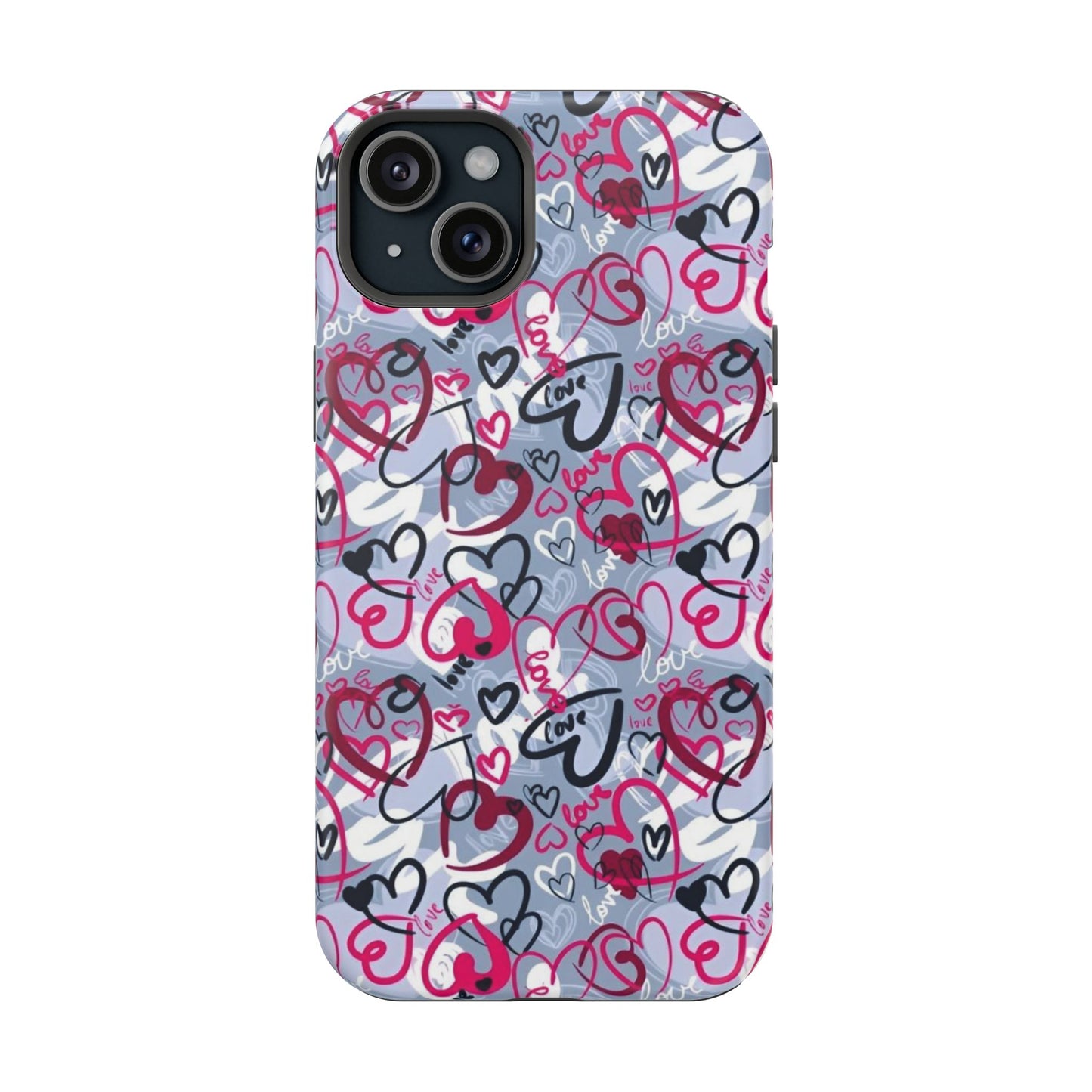 Graffiti Love Hearts MagSafe Case