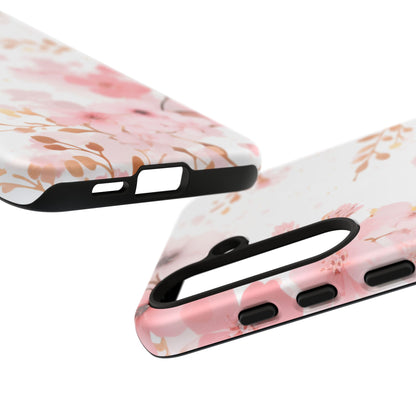 Soft Pink Cherry Blossom Samsung Galaxy Case – Elegant Floral Design