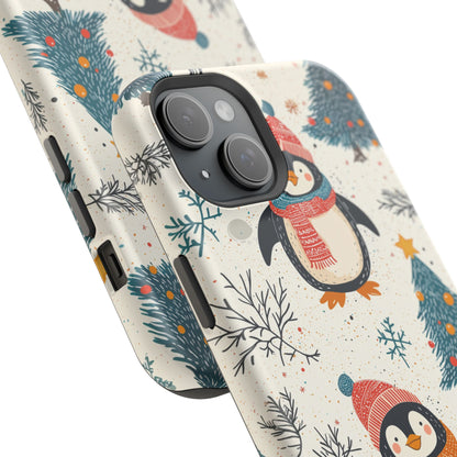 Snowy Christmas Cheer MagSafe iPhone Case