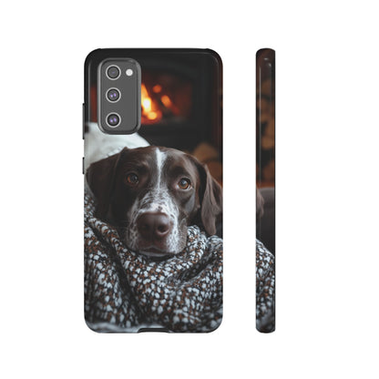 Relaxed German Shorthaired Pointer Samsung Galaxy Case – Rustic Charm Protective Cover