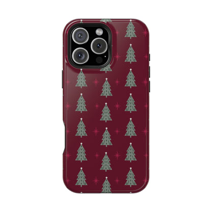 Retro Christmas Tree Pattern – MagSafe iPhone Series Case