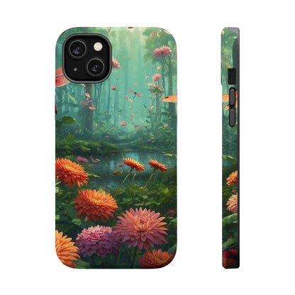 Enchanted Forest Dragonflies & Blossoms – MagSafe iPhone Series Case