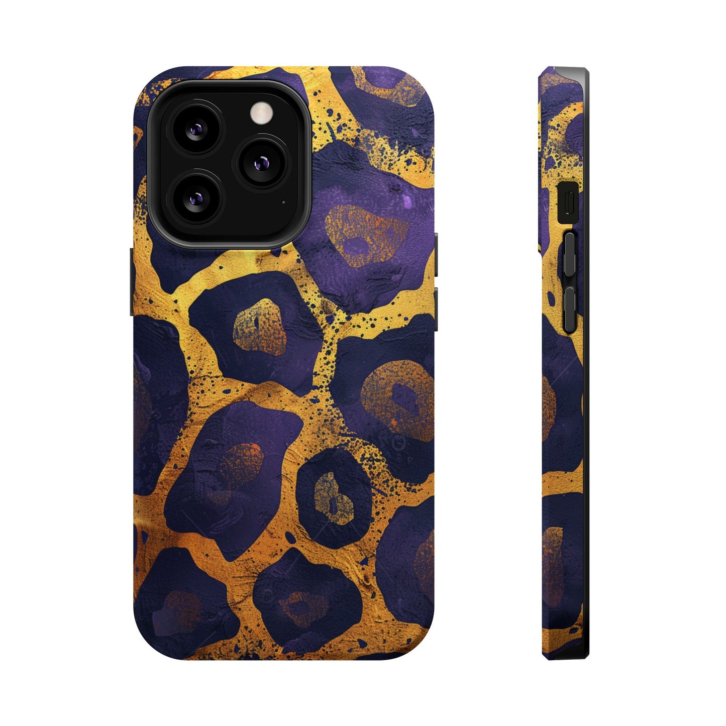 Regal Amethyst Leopard iPhone Case