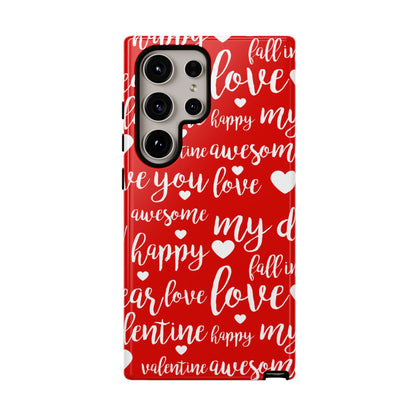 Valentine Words Pattern – Samsung Galaxy Case